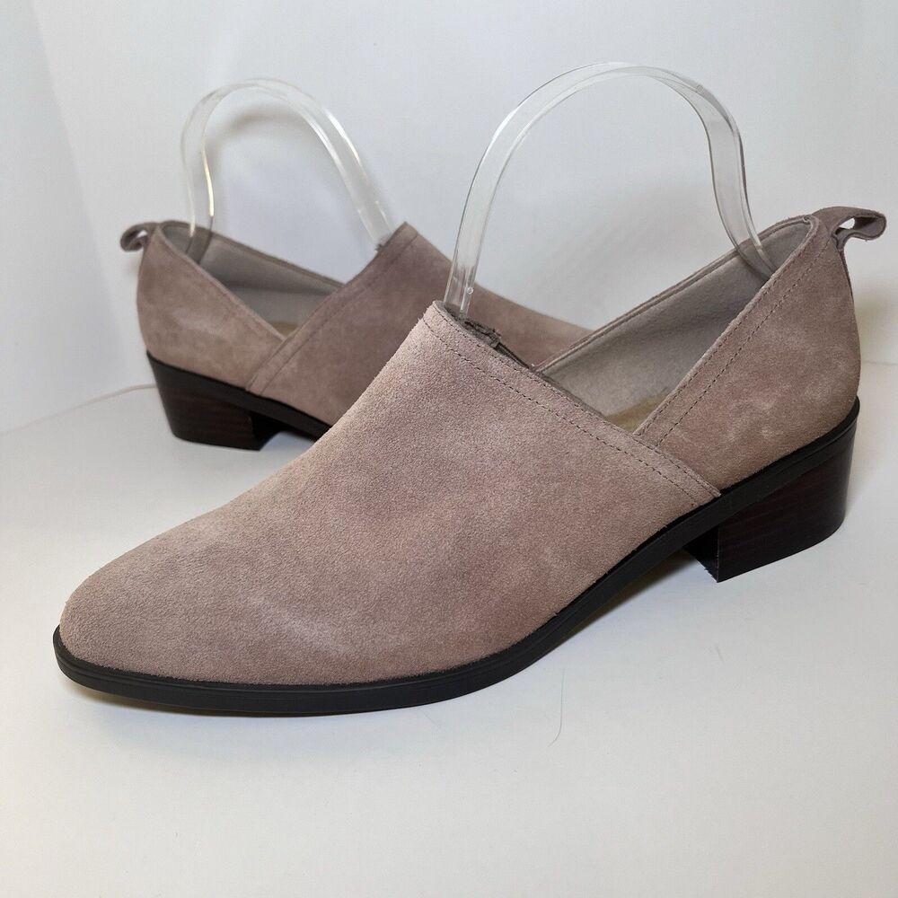 Bella Vita Women's Taupe Slip On Shoe Low Bootie Loafer Size 10 US Neutral Boot
